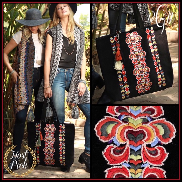 ππHPx2π5βοΈBest Seller Embroidered Tote - Picture 2 of 7